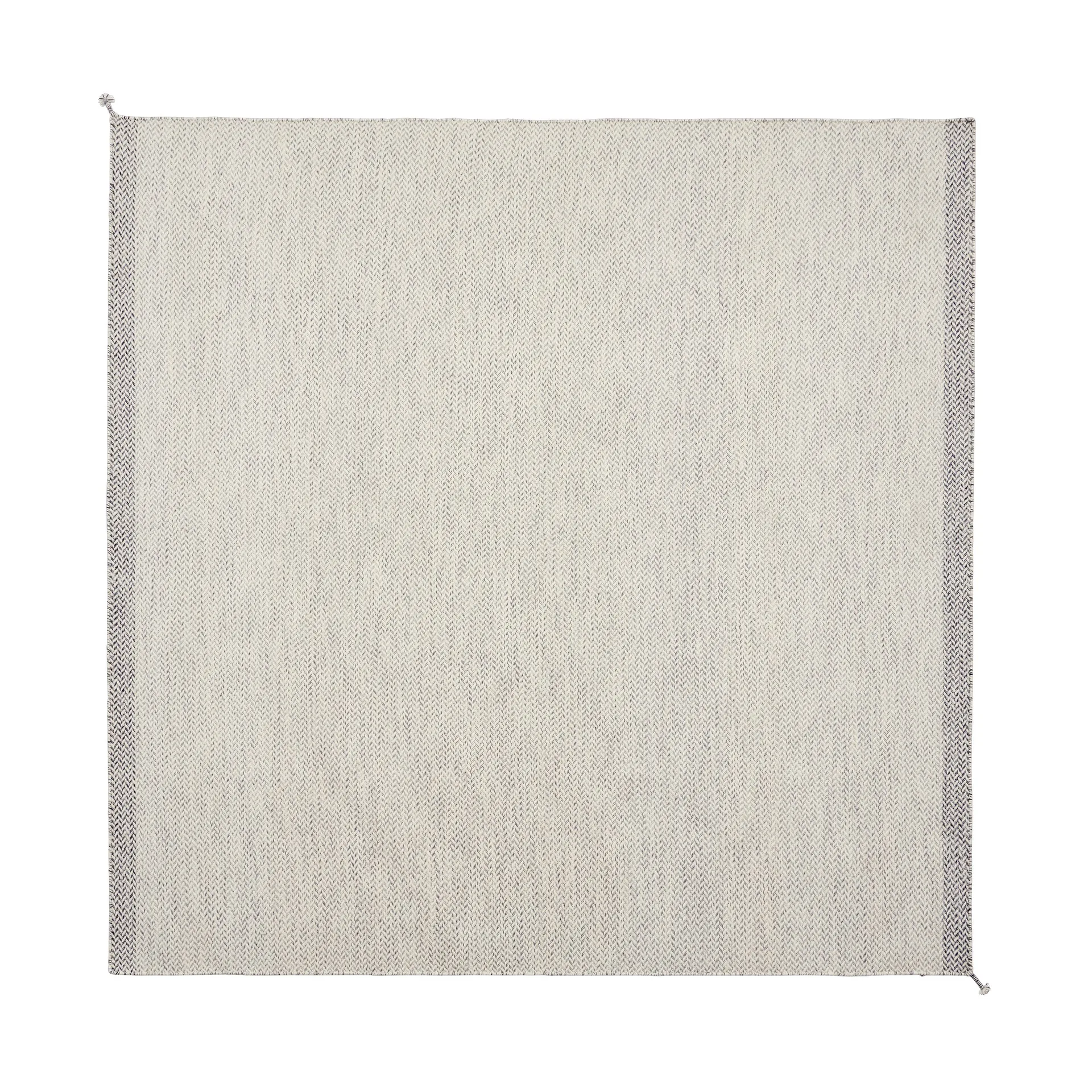 Tappeto in lana Ply 240x240 cm, Off-white Muuto