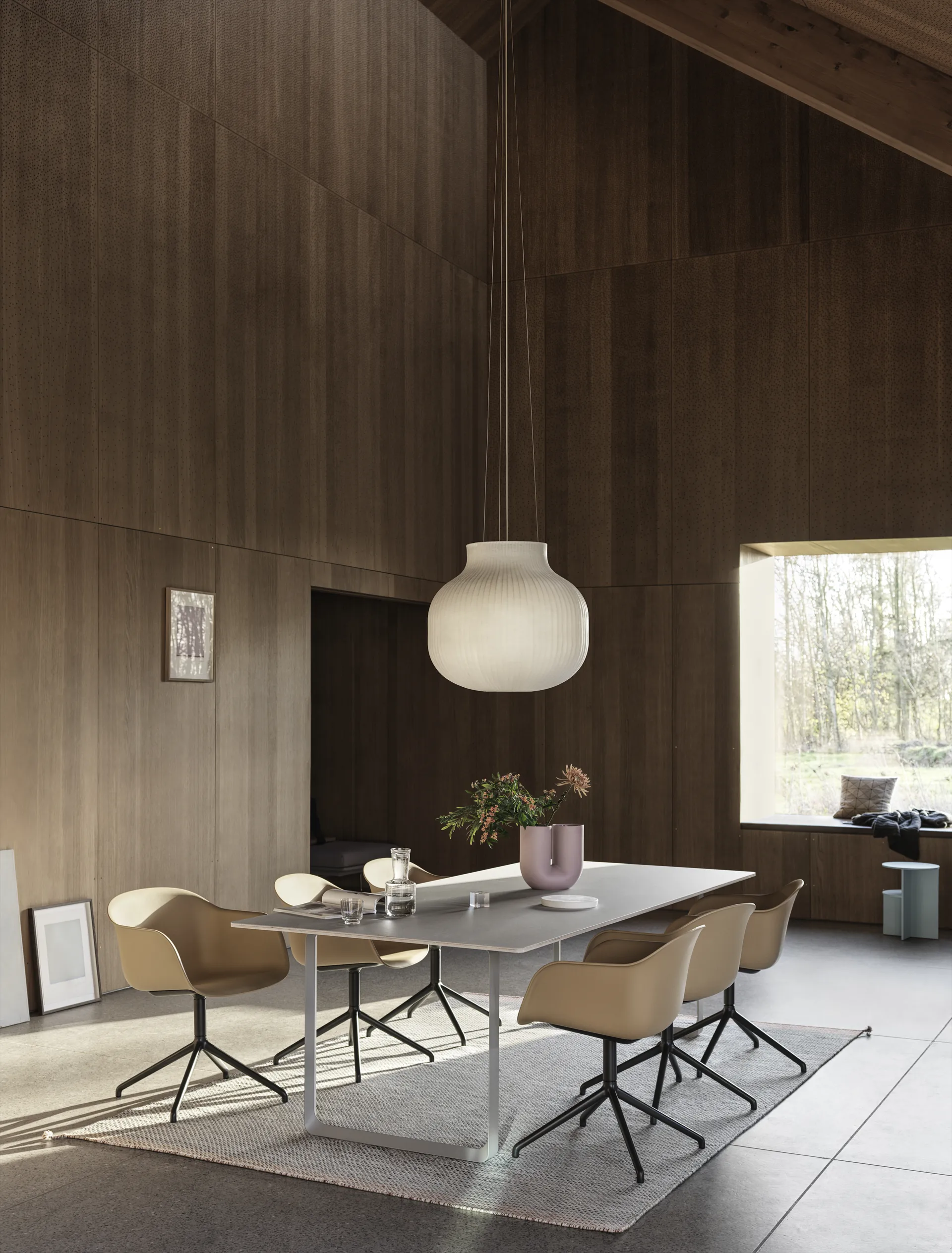 Tappeto in lana Ply 270x360 cm, Grey Muuto