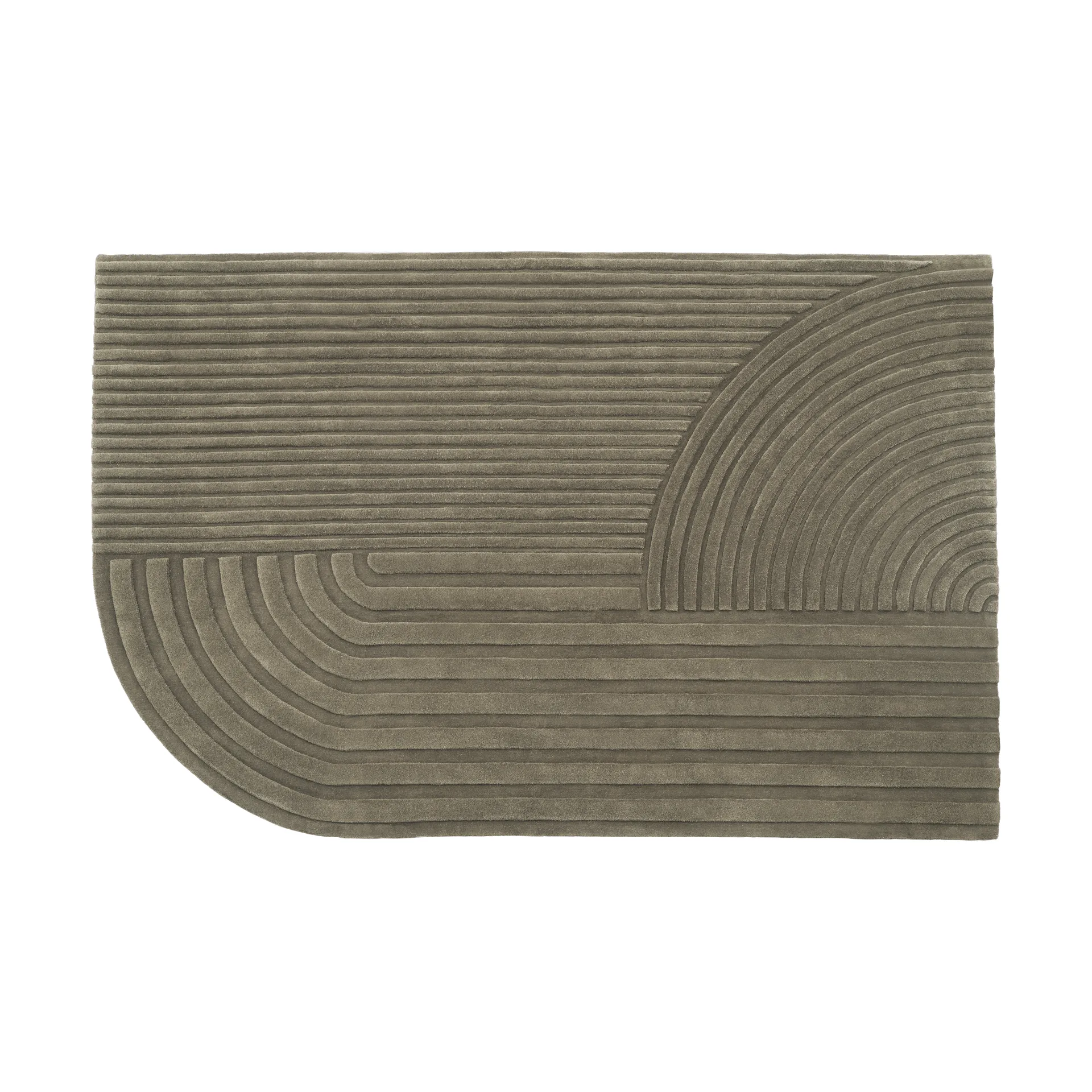 Tappeto Relevo 200x300 cm, Taupe Muuto