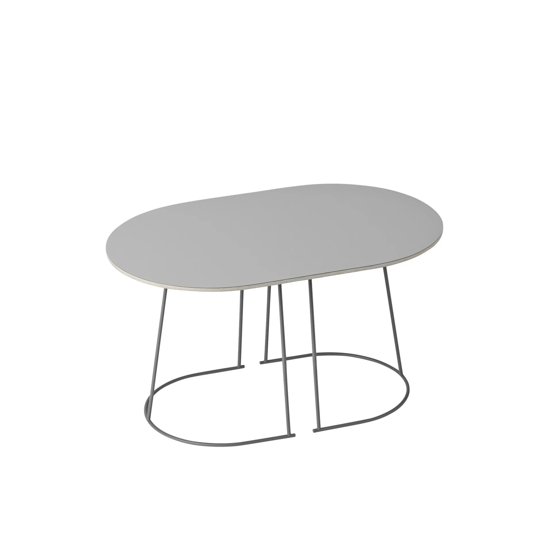 Tavolino Airy S, Grigio Muuto