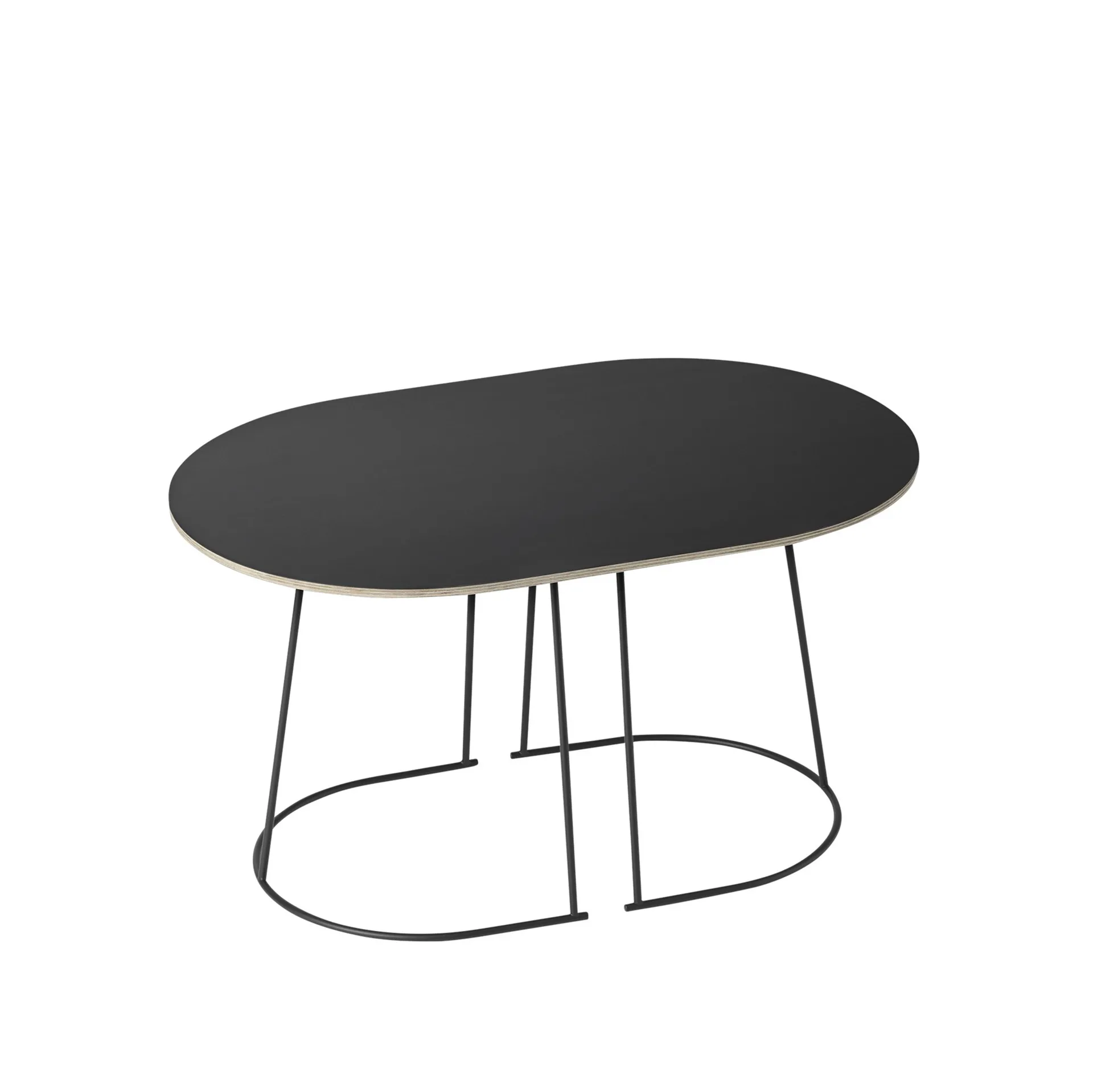 Tavolino Airy S, Nero Muuto