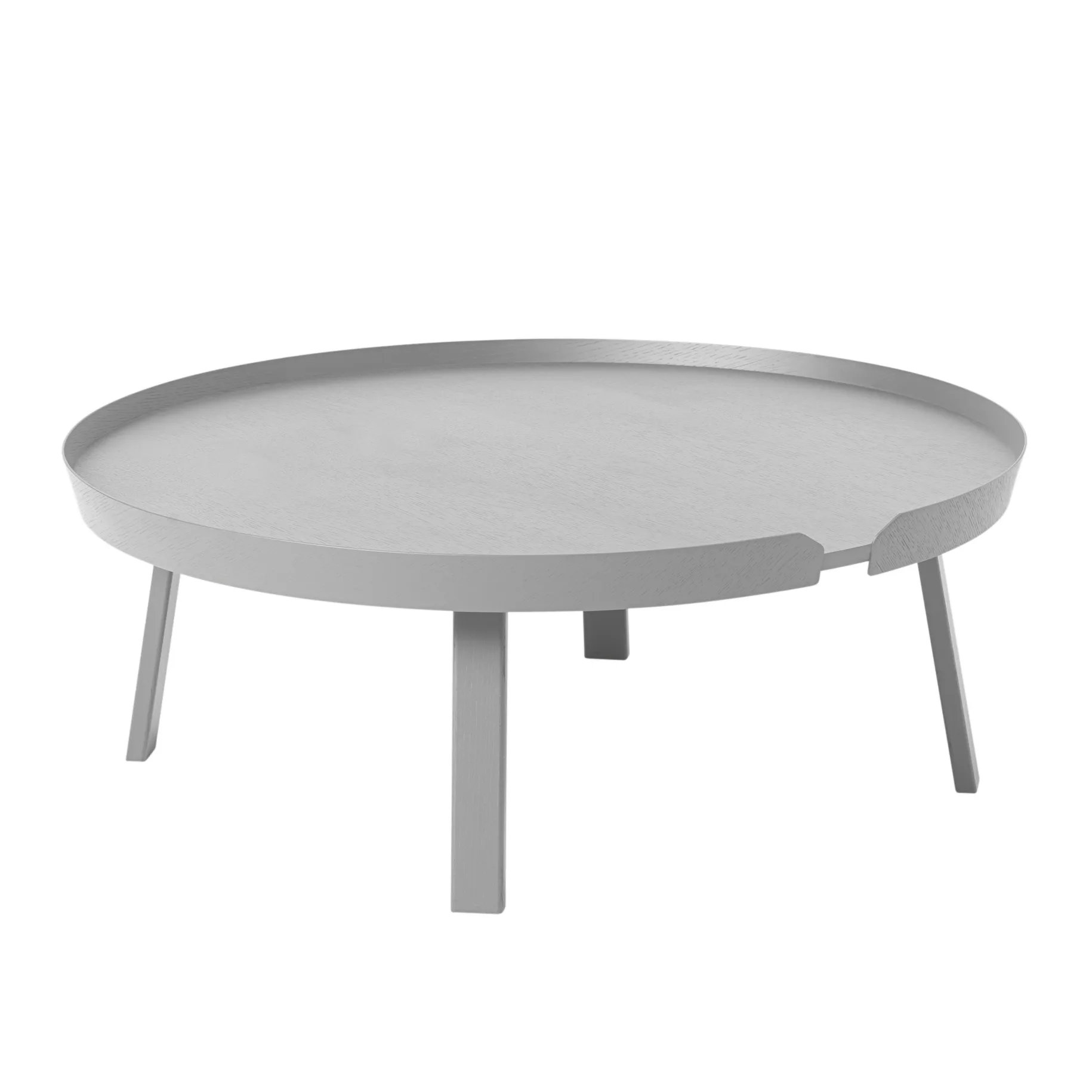 Tavolino Around molto grande, Grey Muuto