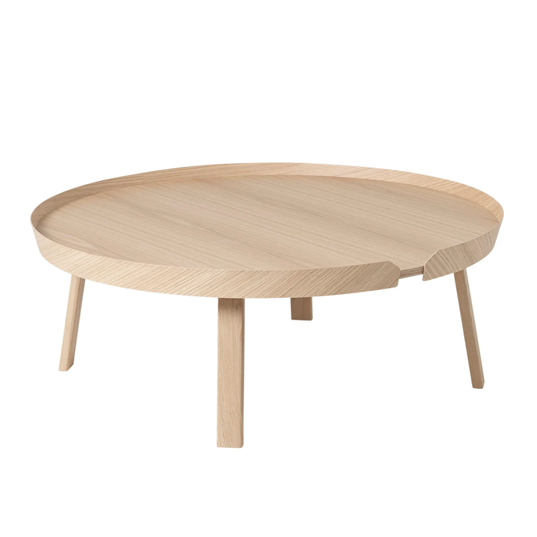 Tavolino Around molto grande, Oak Muuto