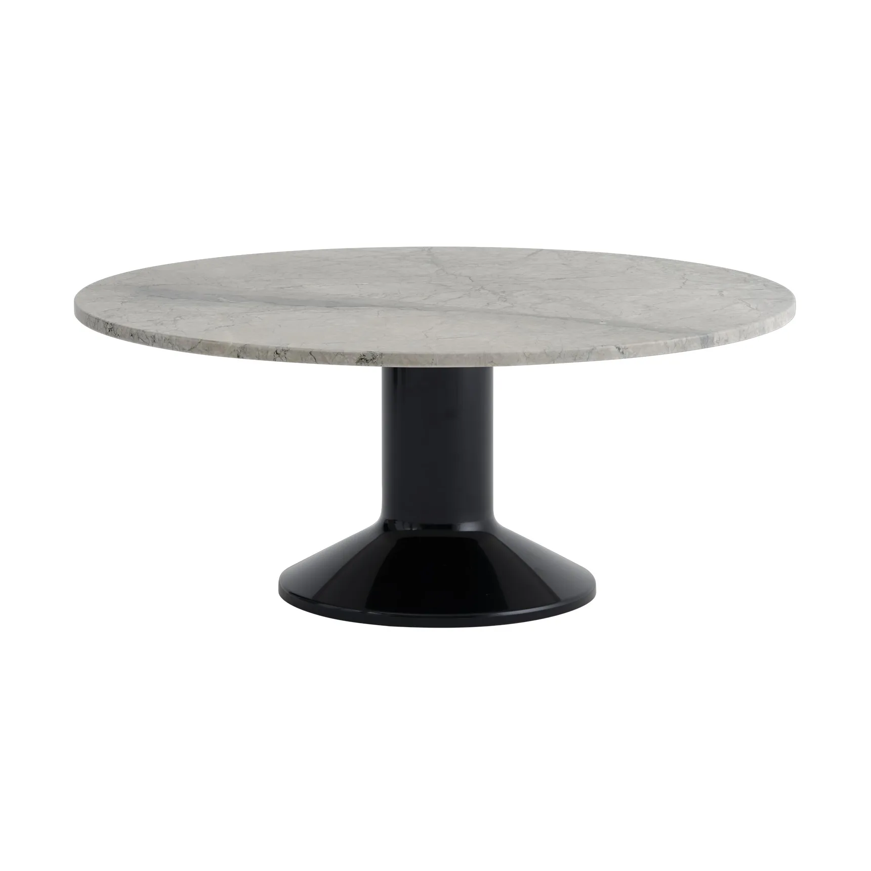 Tavolino Midst, Marmo grigio-nero, Ø90 cm Muuto