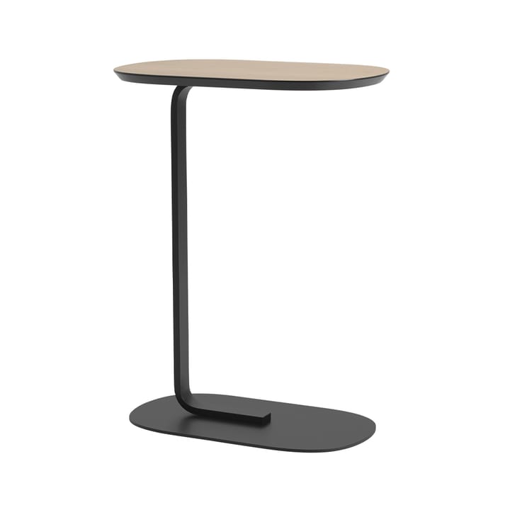 Tavolino Relate, alt. 73,5 cm - Impiallacciatura rovere, nero - Muuto