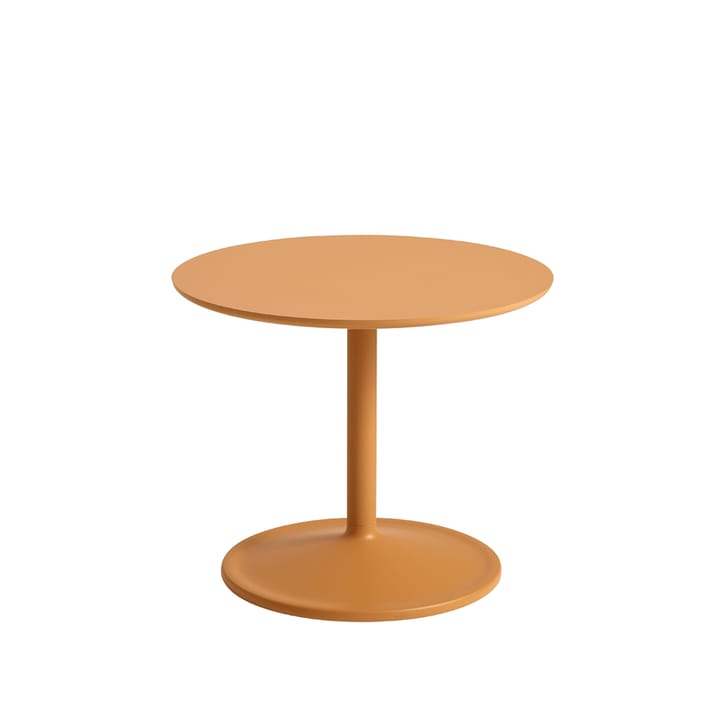 Tavolino Soft Ø 48cm - Laminato arancione, alt. 40 cm - Muuto