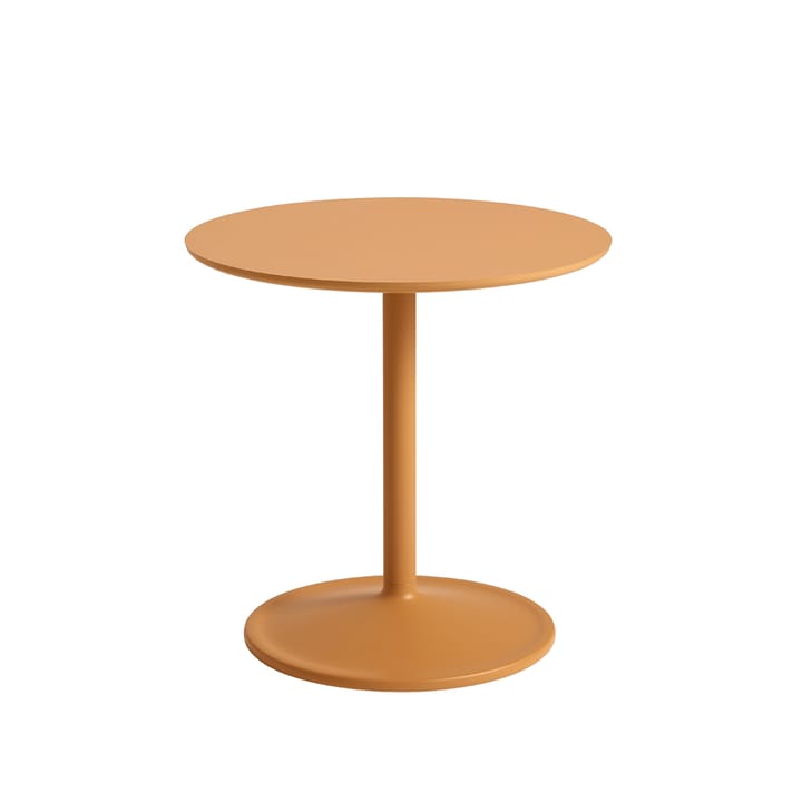 Tavolino Soft Ø 48cm - Laminato arancione, alt. 48 cm - Muuto