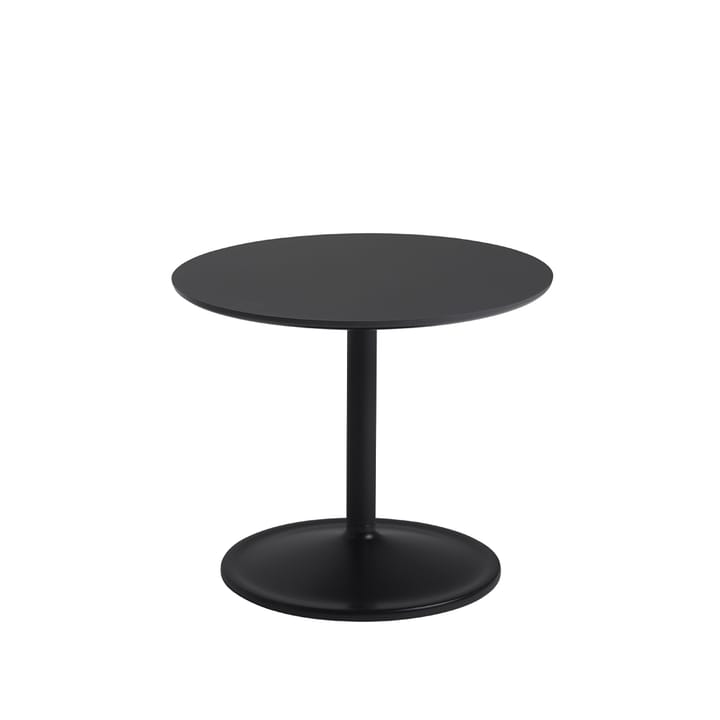 Tavolino Soft Ø 48cm - Laminato nero, alt. 40 cm - Muuto