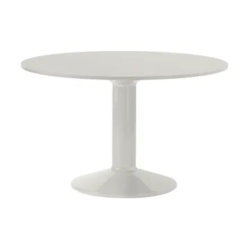 Tavolo a colonna Midst - Grey linoleum-grey, Ø120 cm - Muuto