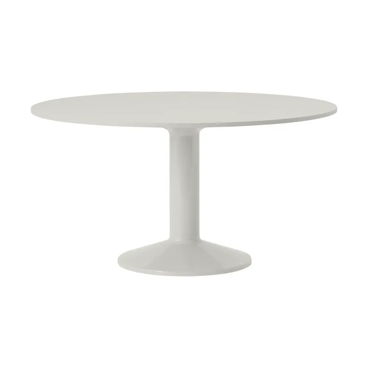 Tavolo a colonna Midst - Grey linoleum-grey, Ø140 cm - Muuto
