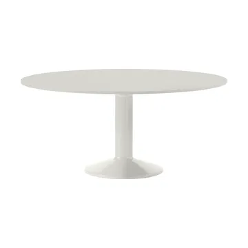 Tavolo a colonna Midst - Grey linoleum-grey, Ø160 cm - Muuto