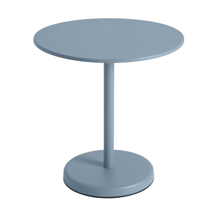 Tavolo da caffè in acciaio Linear V2 Ø70 cm Blu pallido - undefined - Muuto