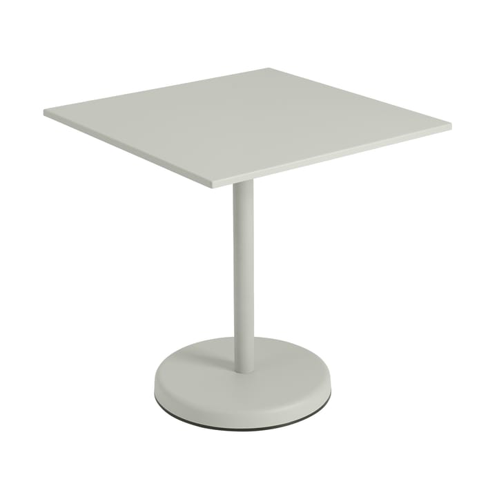 Tavolo da caffè in acciaio Linear V2 70x70 cm Grigio - undefined - Muuto