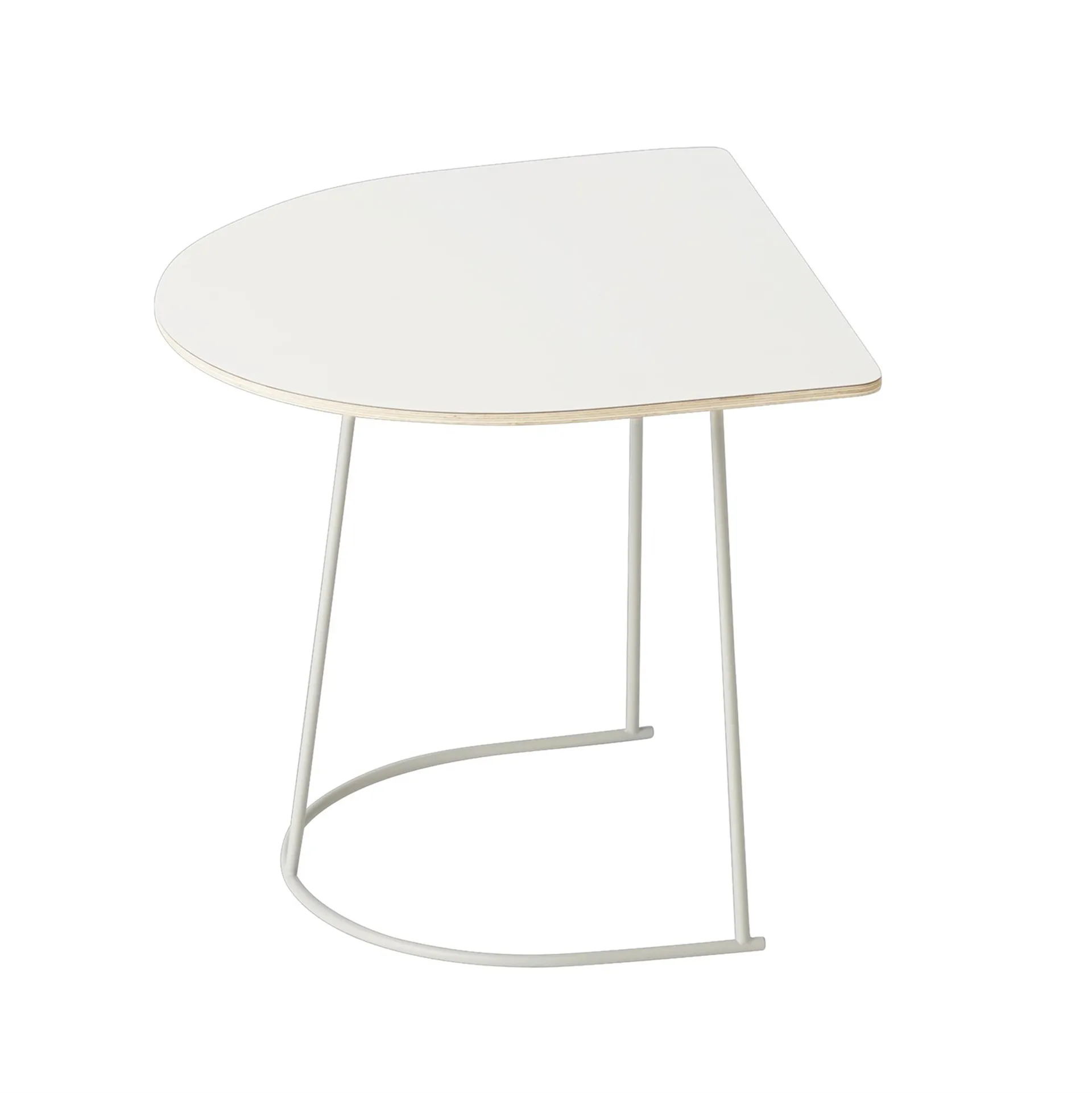 Tavolo da divano di mezza dimensione Airy, bianco sporco Muuto