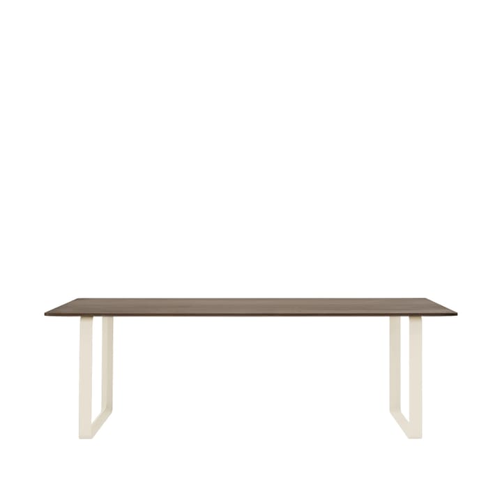 Tavolo da pranzo 70/70, 225x90 cm - Rovere affumicato massiccio, sabbia - Muuto