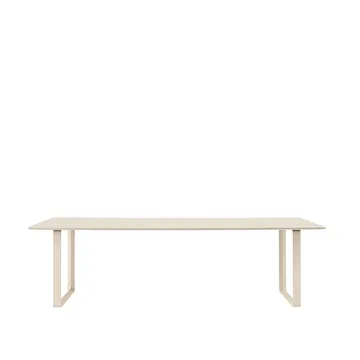 Tavolo da pranzo 70/70, 255x108 cm - Laminato sabbia, compensato, sabbia - Muuto