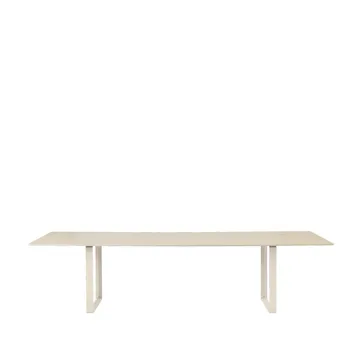 Tavolo da pranzo 70/70, 295x108 cm - Rovere impiallacciato, compensato, sabbia - Muuto
