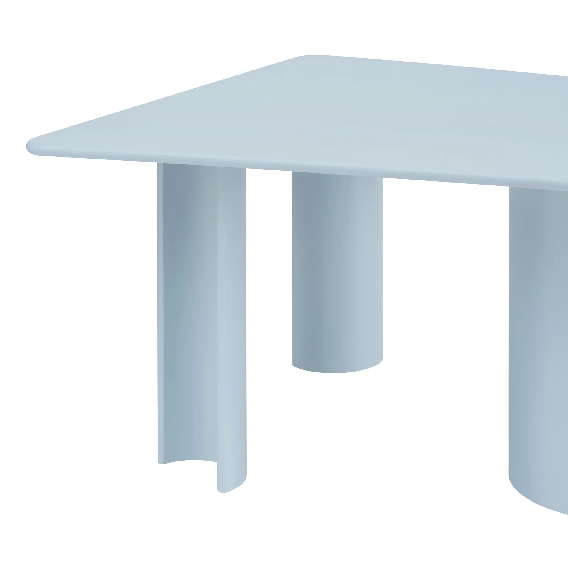 Tavolo da pranzo Re-norm, Azzurro chiaro, 130x120 cm Muuto