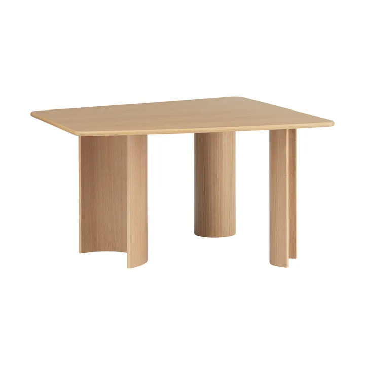 Tavolo da pranzo Re-norm - Impiallacciatura di rovere laccata, 130x120 cm - Muuto