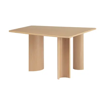 Tavolo da pranzo Re-norm - Impiallacciatura di rovere laccata, 130x120 cm - Muuto