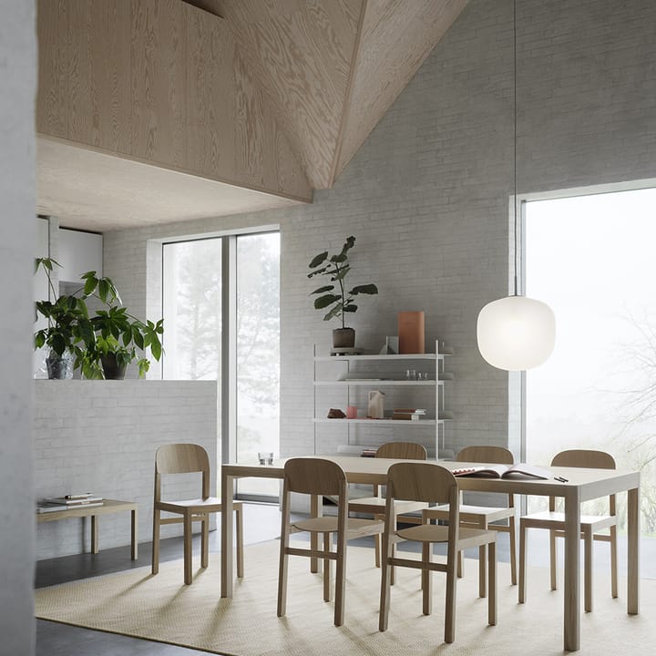 Tavolo da pranzo Workshop - Impiallacciatura in rovere, rovere, 140x92 cm - Muuto