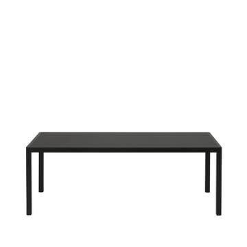 Tavolo da pranzo Workshop - Linoleum nero, nero, 200x92 cm - Muuto