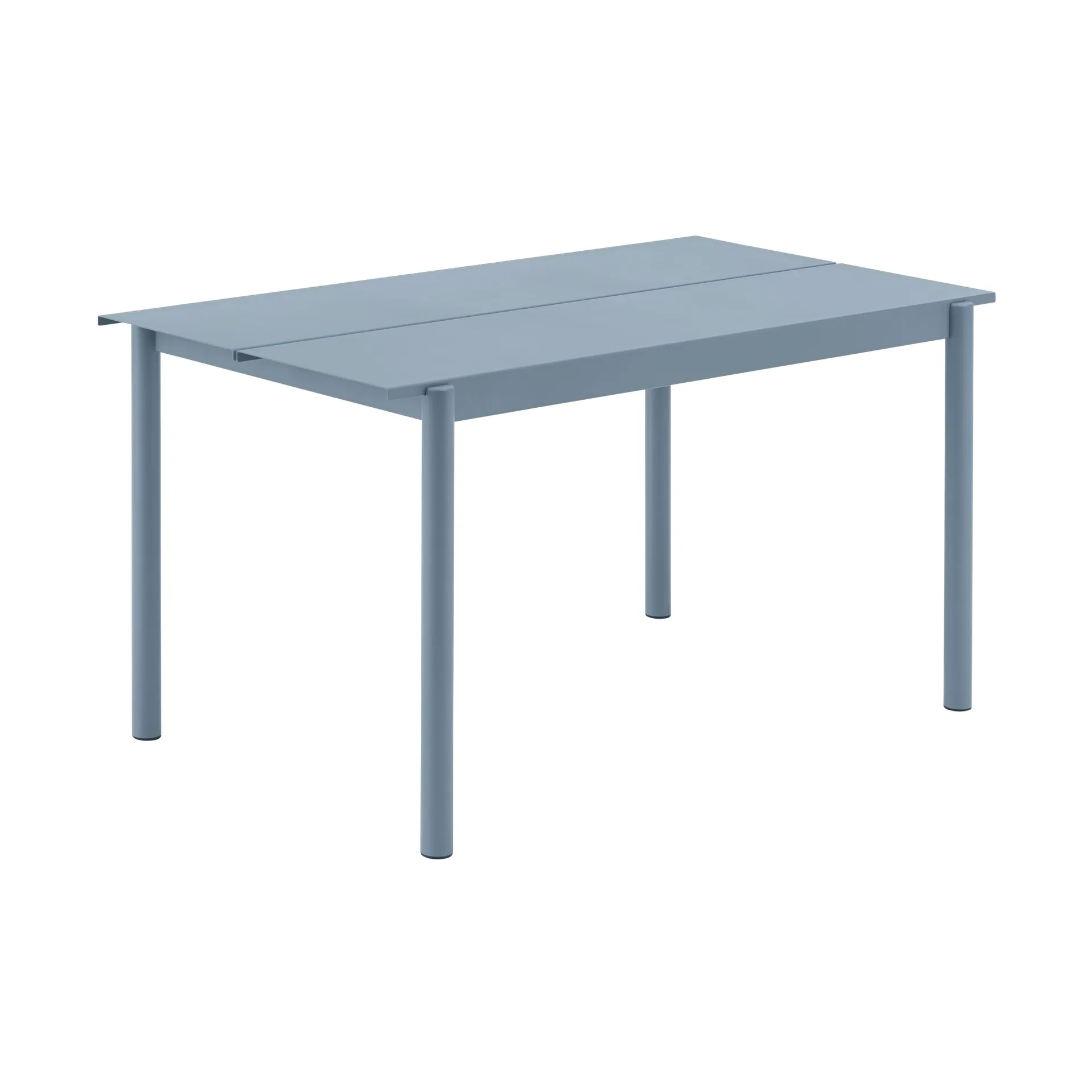 Tavolo Linear steel 140x75 cm, Pale blue Muuto