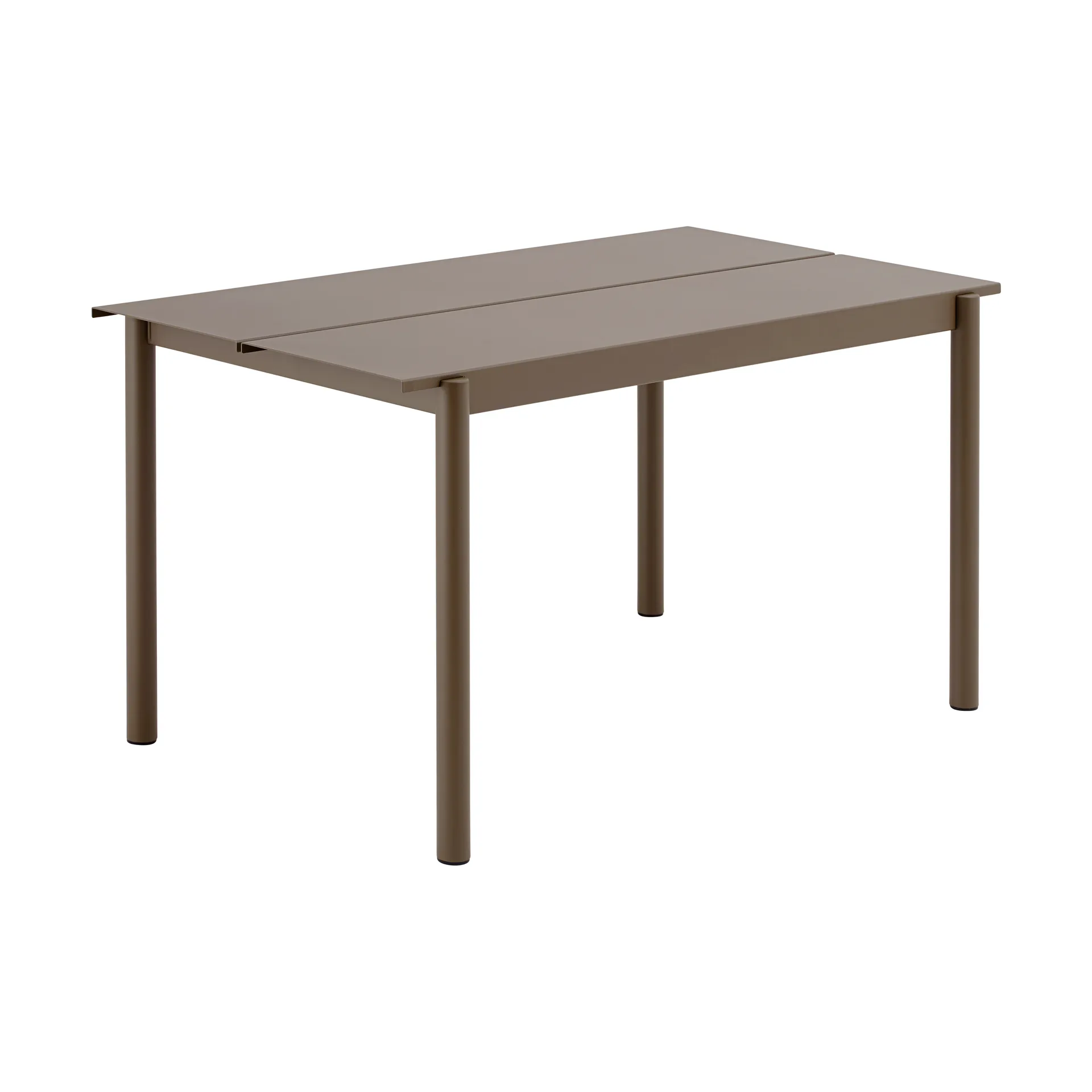 Tavolo Linear steel 140x75 cm, Taupe Muuto