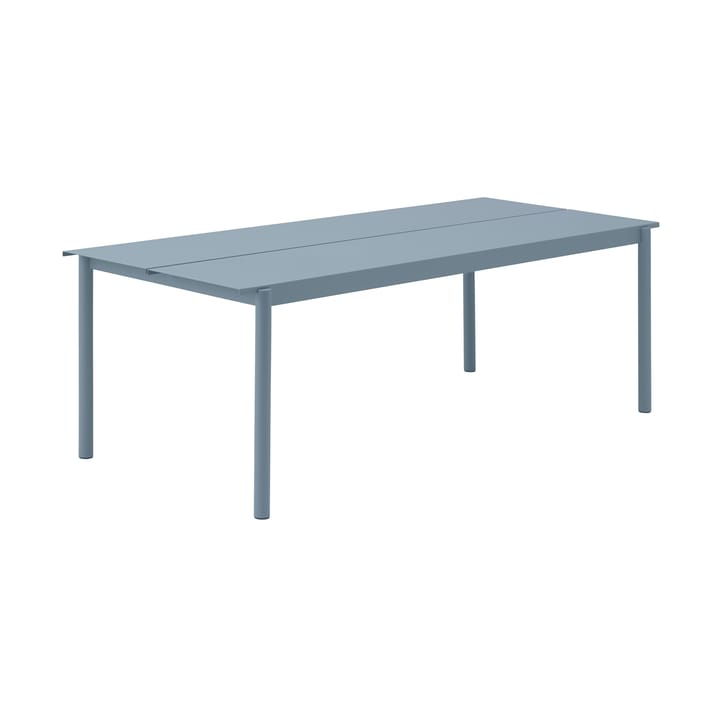 Tavolo Linear steel 200x75 cm - Pale blue - Muuto