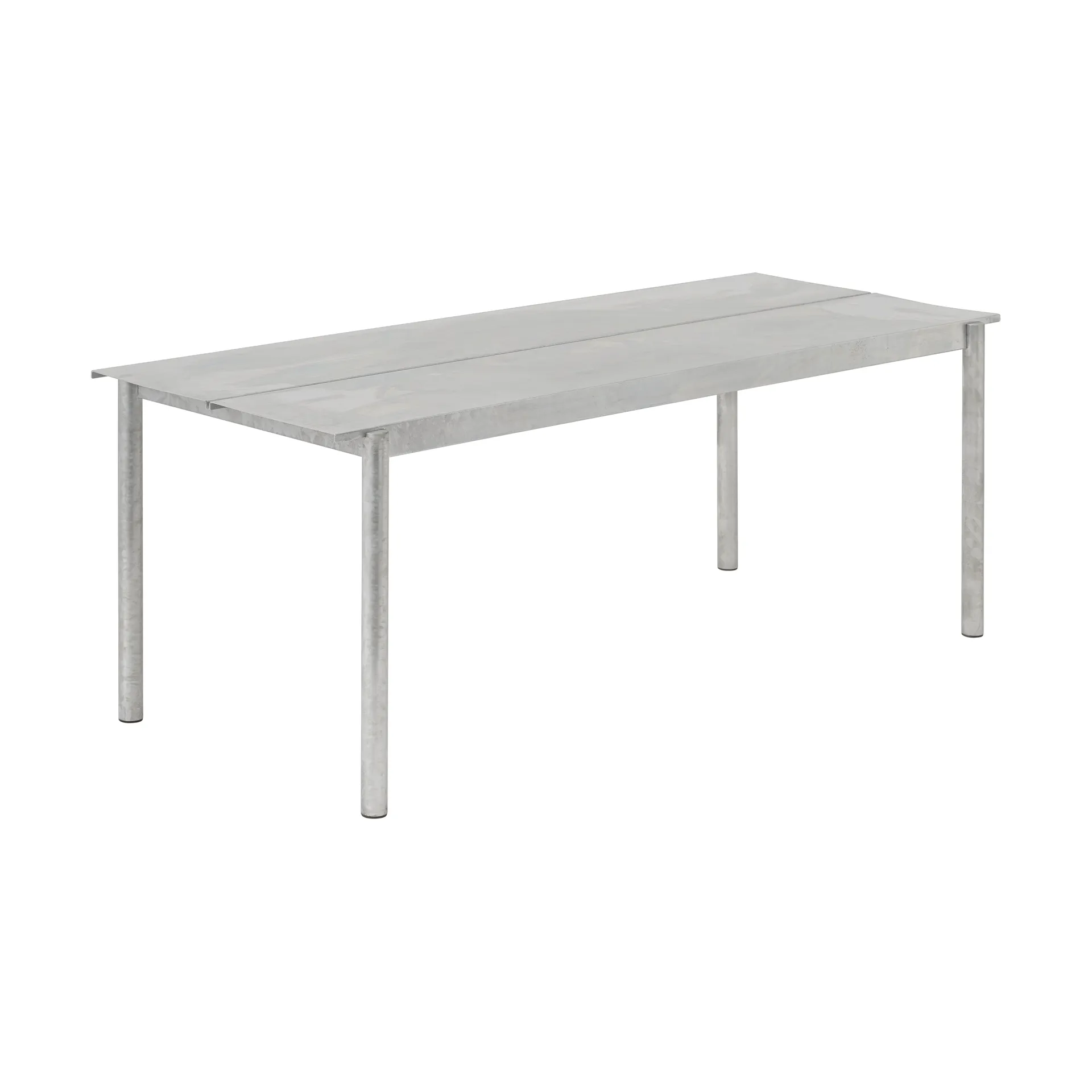 Tavolo Linear steel 200x75 cm, Warm galvanized steel Muuto