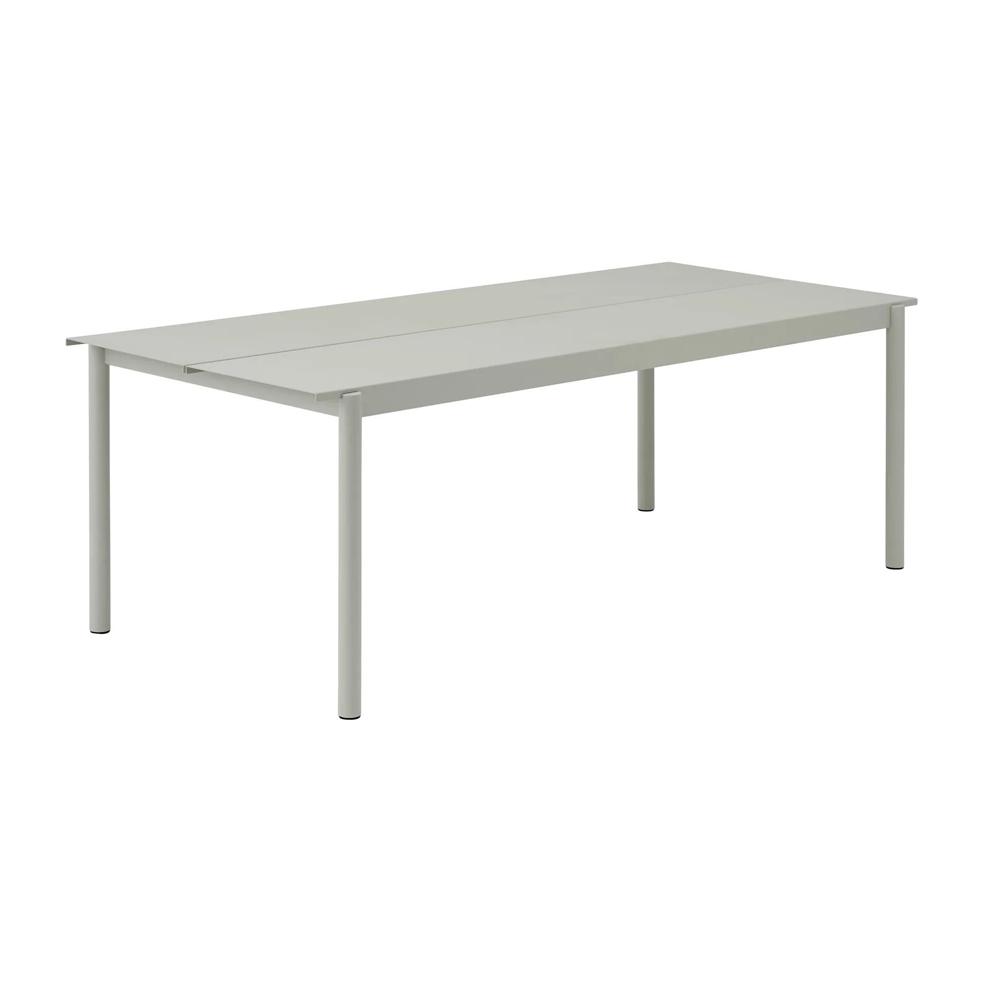Tavolo Linear steel 220x90 cm, Grey (RAL 7044) Muuto