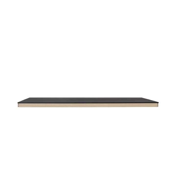 Tavolo Linear System Middle Module - Nanolaminato nero, nero - Muuto