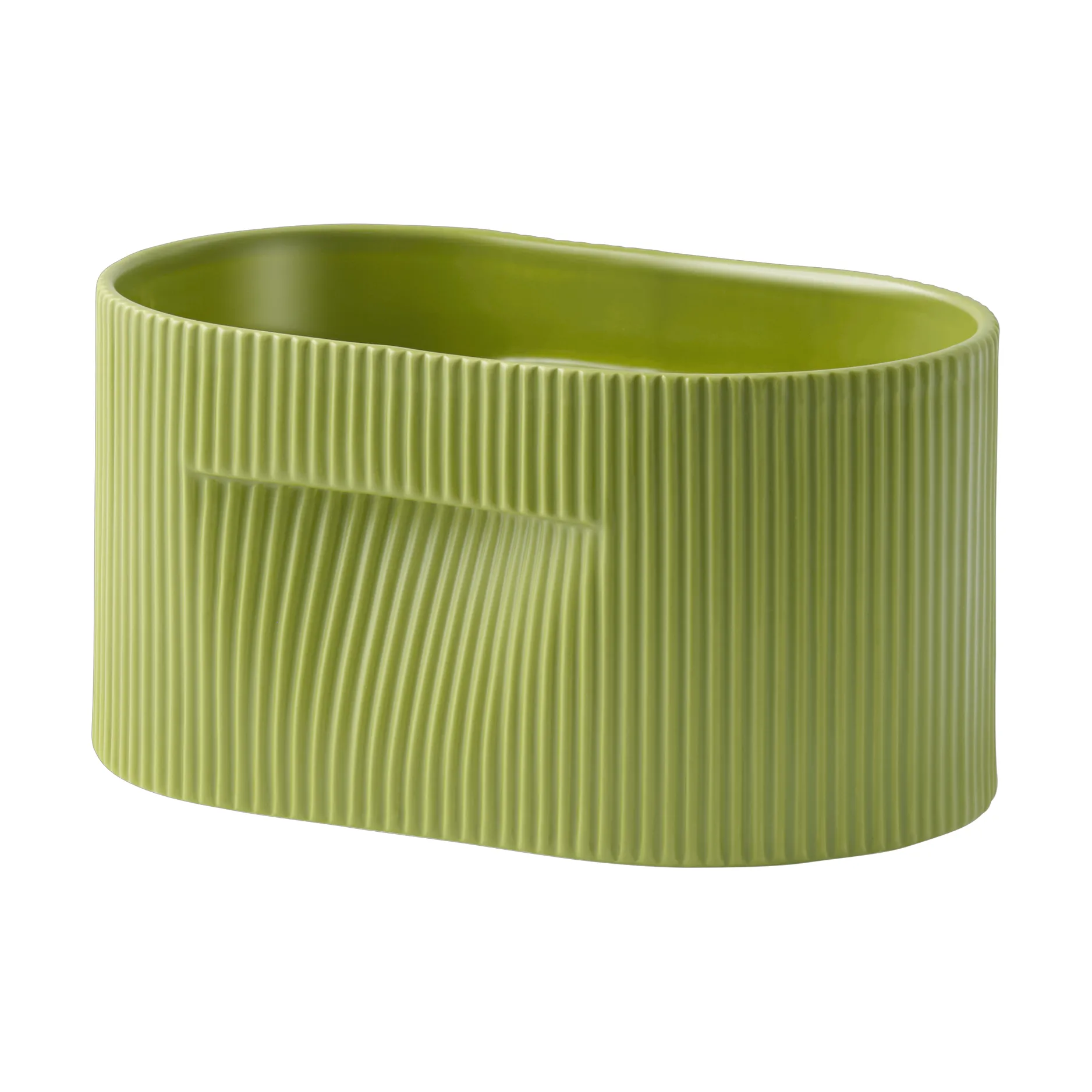 Vaso da fiori Ridge 13 cm, Moss green Muuto