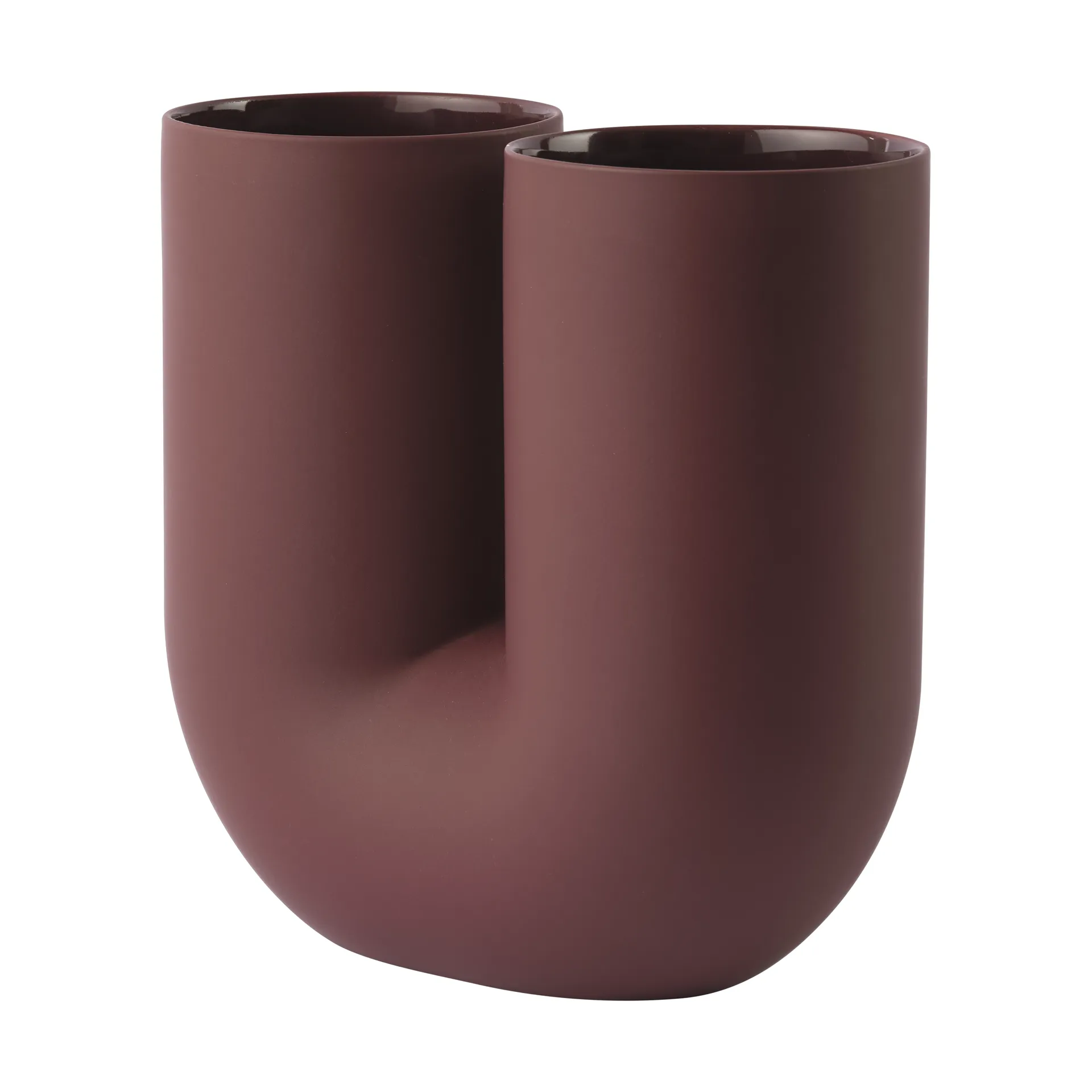 Vaso Kink 26 cm, Deep red Muuto