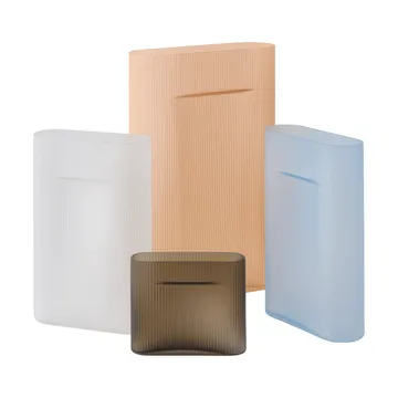 Vaso Ridge vetro smerigliato 16,5 cm - Light orange - Muuto