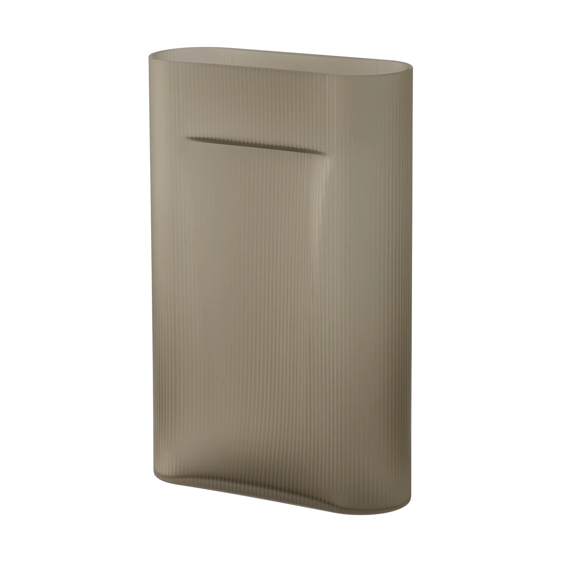 Vaso Ridge vetro smerigliato 48,5 cm, Taupe Muuto