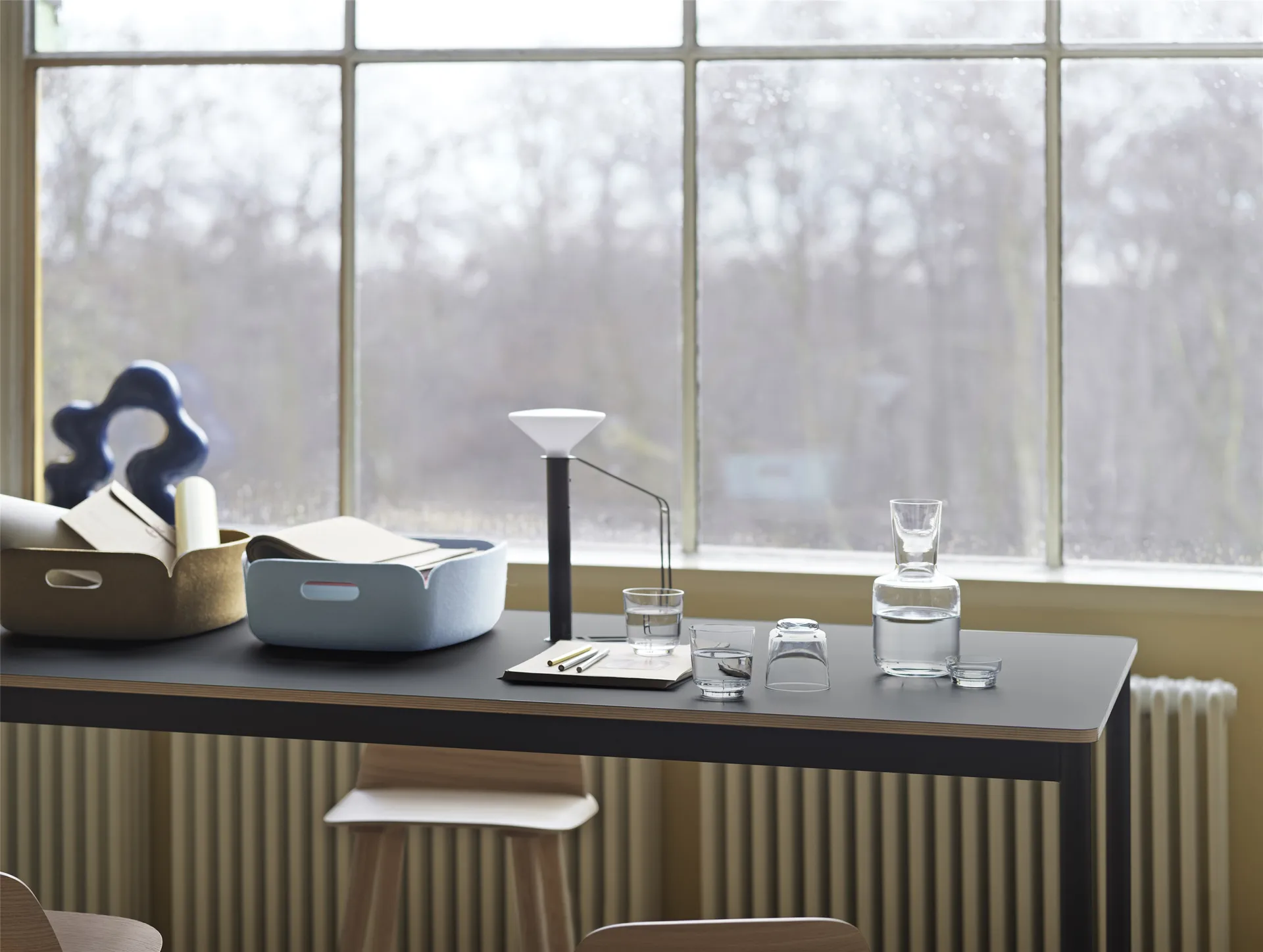 Vassoio Restore, Azzurro Muuto