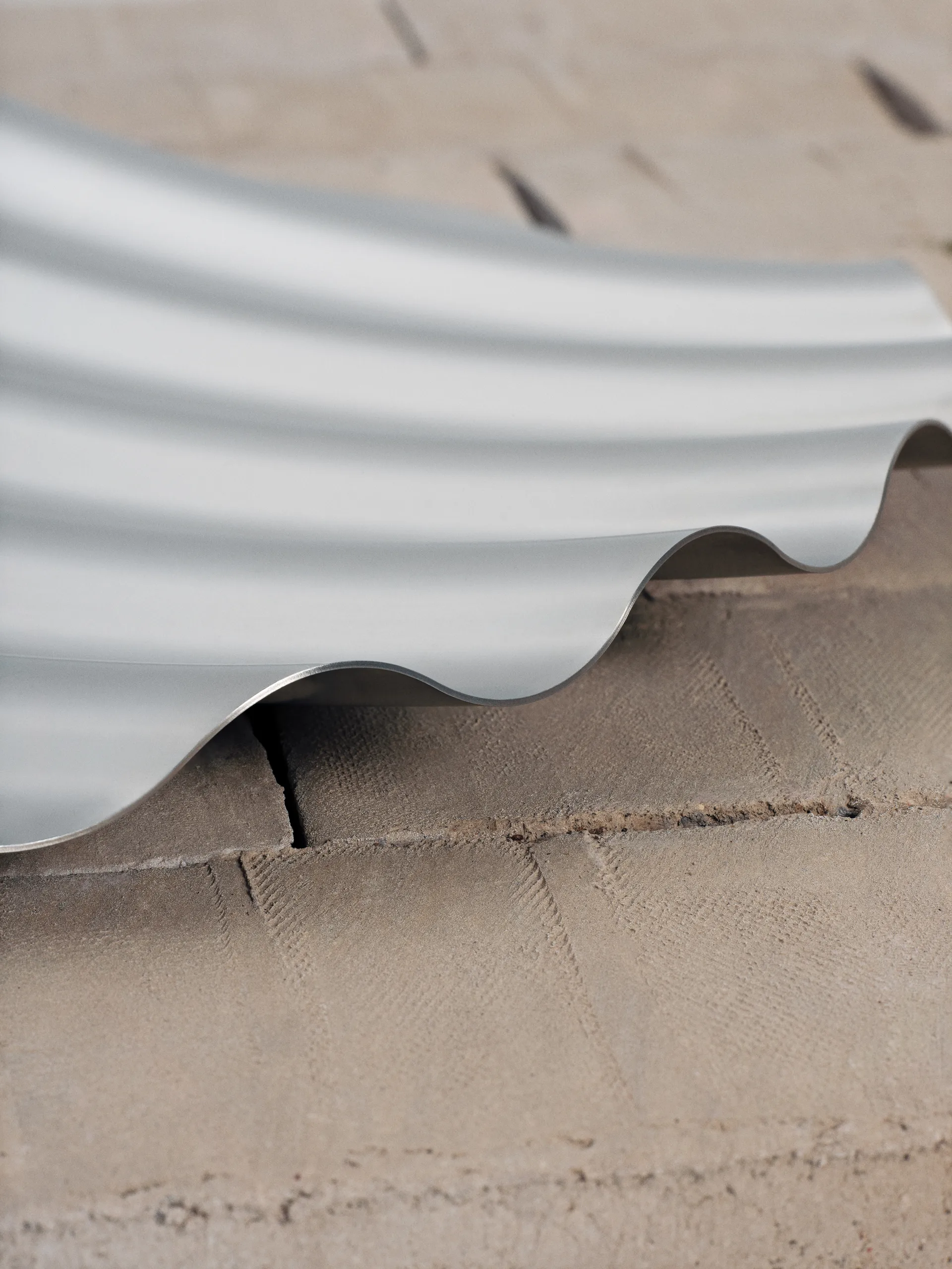 Vassoio Wave Ø 50 cm, Acciaio inossidabile Muuto