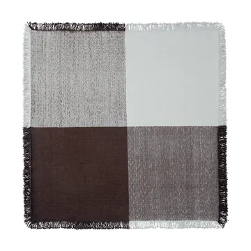 Verso tappeto in lana - Cool grey-marrone scuro, 258x258 cm - Muuto