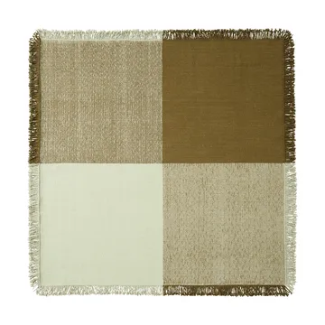 Verso tappeto in lana - Verde pallido-marrone caldo, 258x258 cm - Muuto
