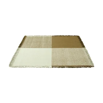 Verso tappeto in lana - Verde pallido-marrone caldo, 258x258 cm - Muuto