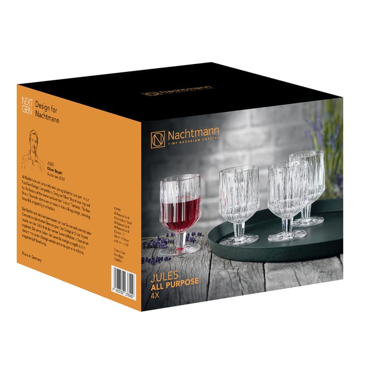 Bicchiere con stelo Jules confezione da 4 - Trasparente - Nachtmann