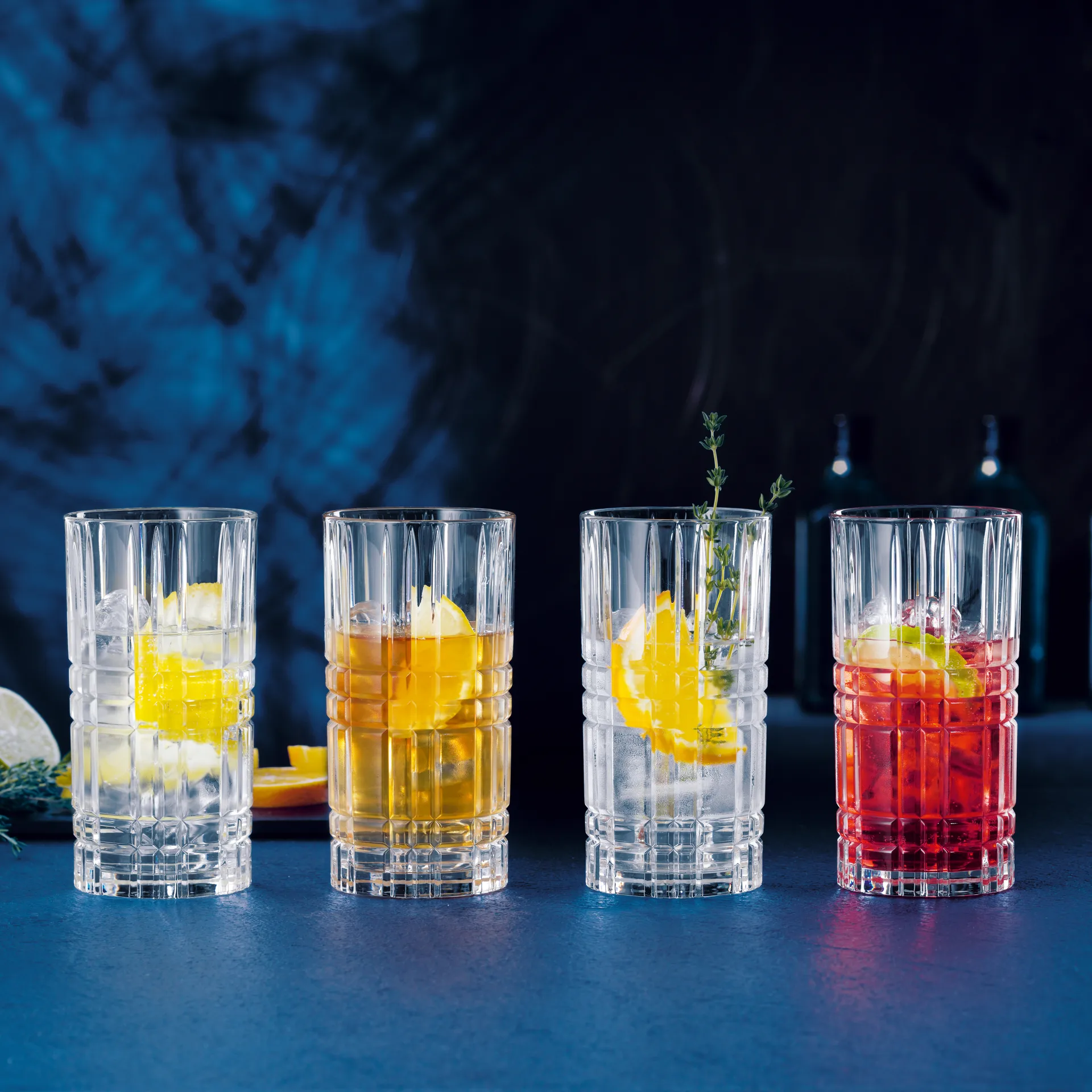 Bicchiere da long drink Square confezione da 4, 44 cl Nachtmann