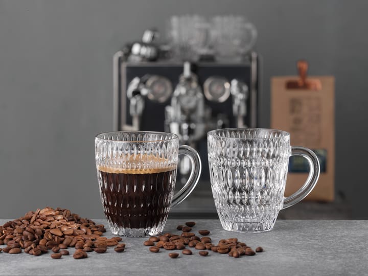 Bicchiere Ethno Barista Coffee 39,2 cl, confezione da 2 - Trasparente - Nachtmann