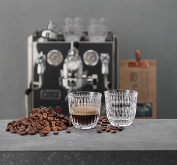 Bicchiere Ethno Barista Espresso 9 cl, confezione da 2 - Trasparente - Nachtmann
