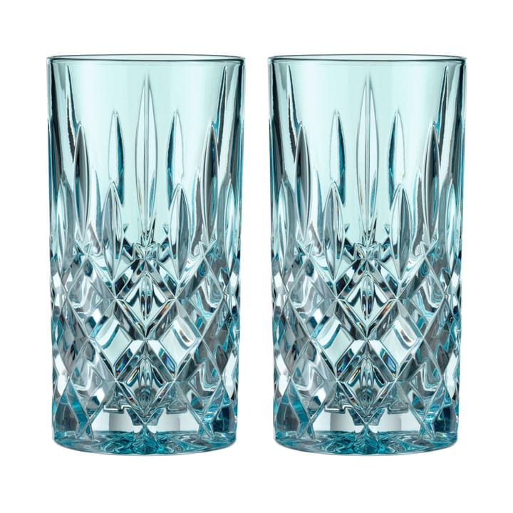 Bicchiere Noblesse Longdrink 39,5 cl confezione da 2 - Aqua - Nachtmann