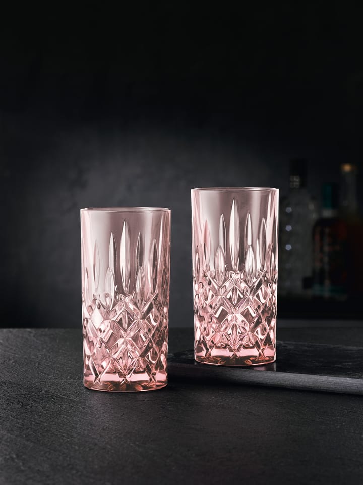 Bicchiere Noblesse Longdrink 39,5 cl confezione da 2, Rosé Nachtmann