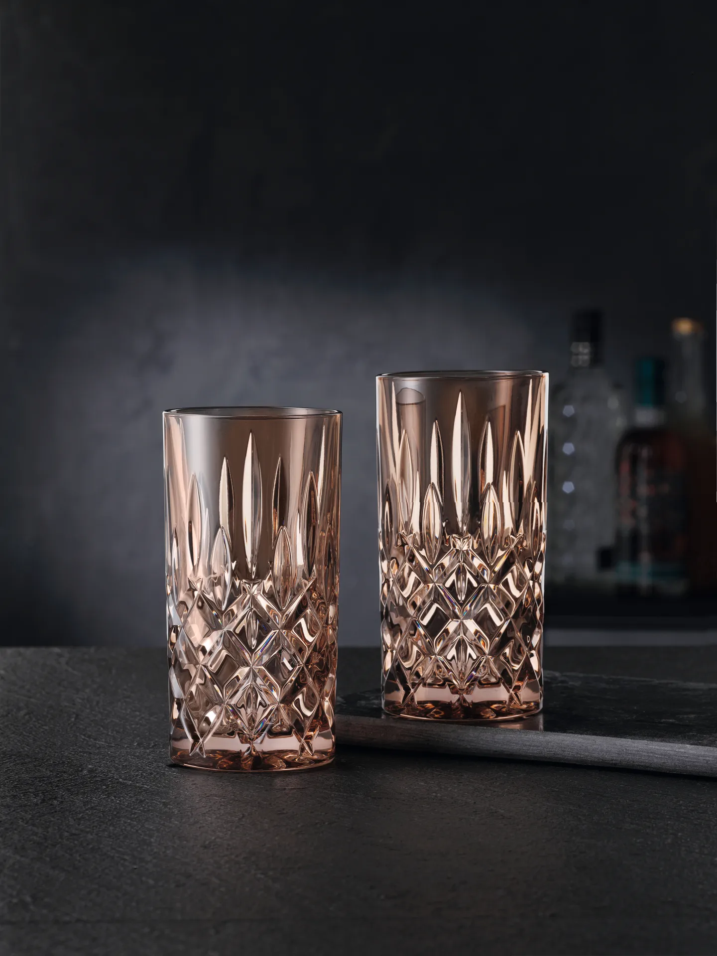 Bicchiere Noblesse Longdrink 39,5 cl confezione da 2, Tabacco Nachtmann