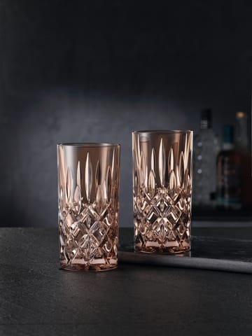 Bicchiere Noblesse Longdrink 39,5 cl confezione da 2 - Tabacco - Nachtmann
