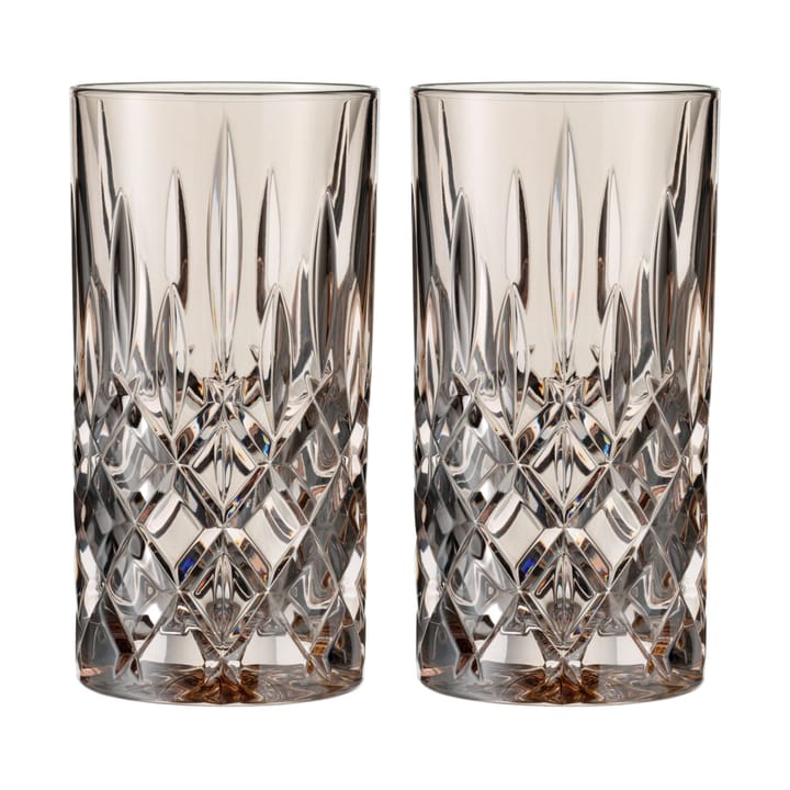 Bicchiere Noblesse Longdrink 39,5 cl confezione da 2 - Taupe - Nachtmann